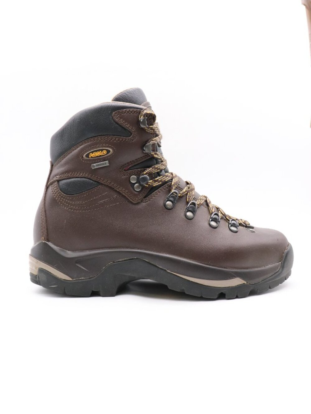 ASOLO TPS 520 GV Evo Men's Size 8.5 Gore-Tex Brown Leather Lace-up Hiking Boots